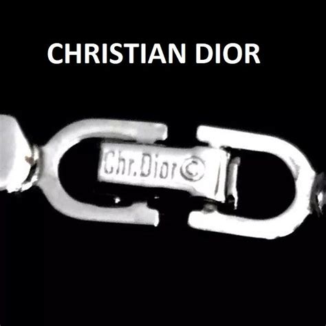 christian dior tagline|vintage Christian Dior jewelry marks.